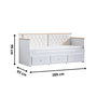 Hanah Home Alacati Cama de Día Blanca